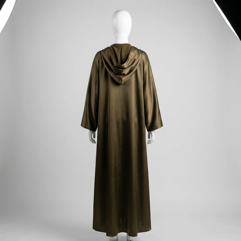 Abaya kimono polyester ample look minimaliste femme - Vue 4 - Abaya Kimono