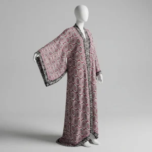 Abaya kimono polyester bohème femme vacances fluide - Vue 1 - Abaya Kimono