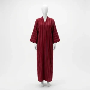 Abaya kimono polyester fluide long femme audacieuse - Vue 1 - Abaya Kimono
