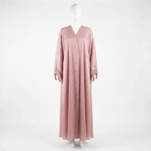 Abaya kimono polyester fluide long style raffiné femme - Vue 1 - Abaya Kimono