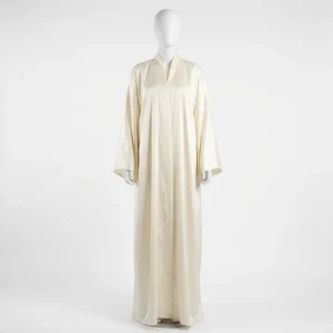Abaya kimono satin supérieur fluide quotidien femme - Vue 1 - Abaya Kimono