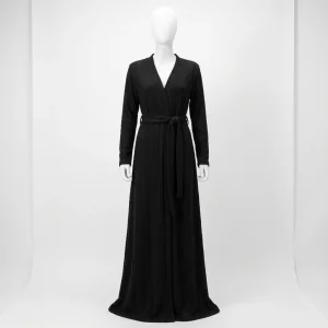 Abaya kimono tricot polyester épais hiver femme - Vue 1 - Abaya Kimono
